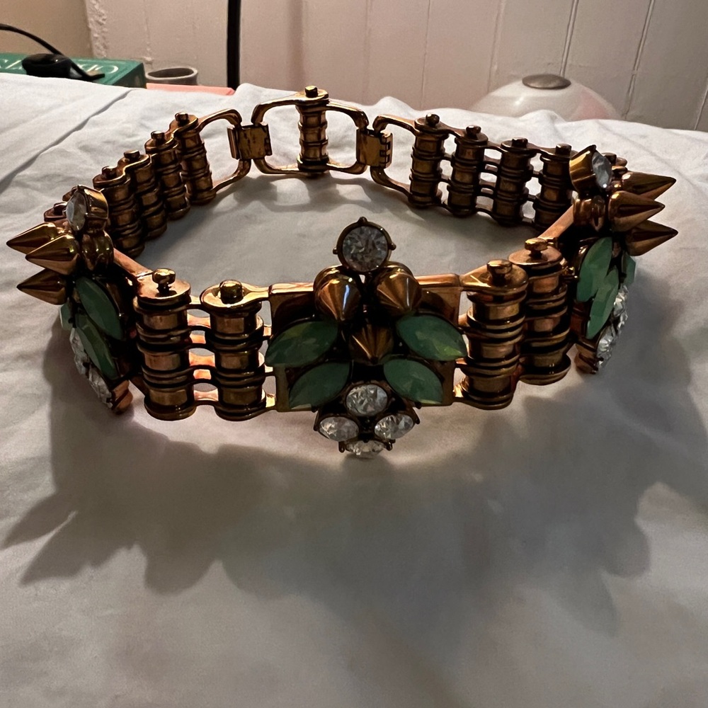 Mawi thorn de fleur necklace choker gold
